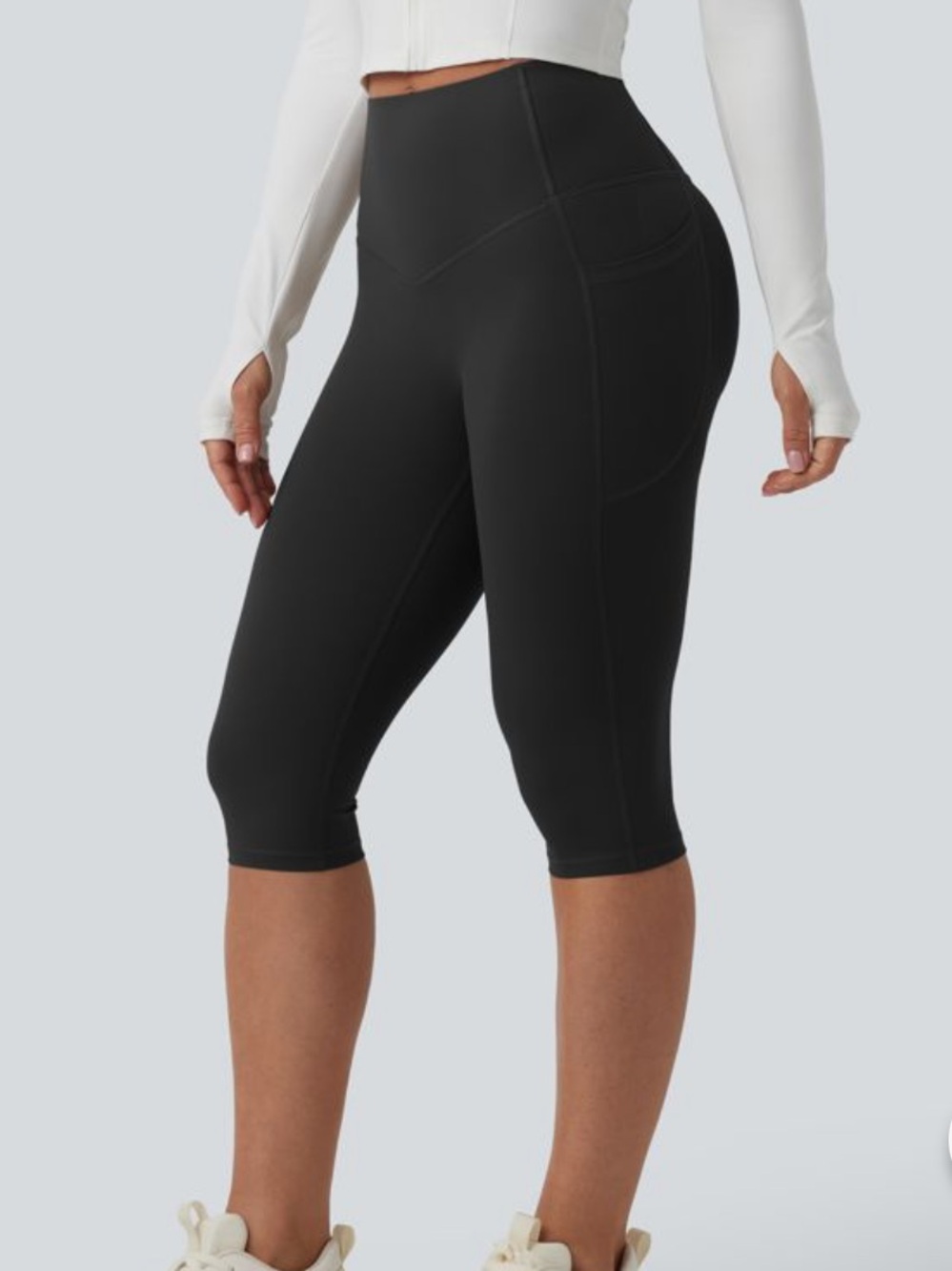 Halara UltraSculpt™ High Waisted Butt Lifting Tummy Control Pedal Pushers